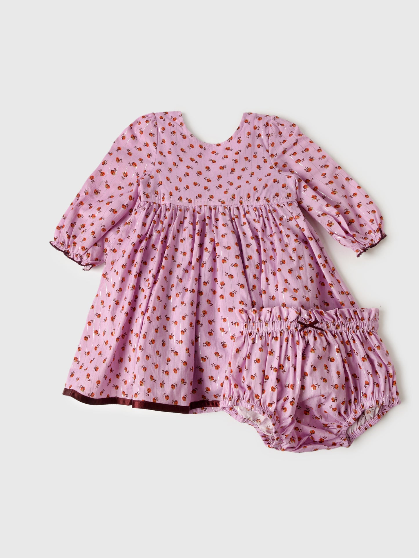 Pink Chicken Baby Girls' Amma Dress Set - Saint Bernard