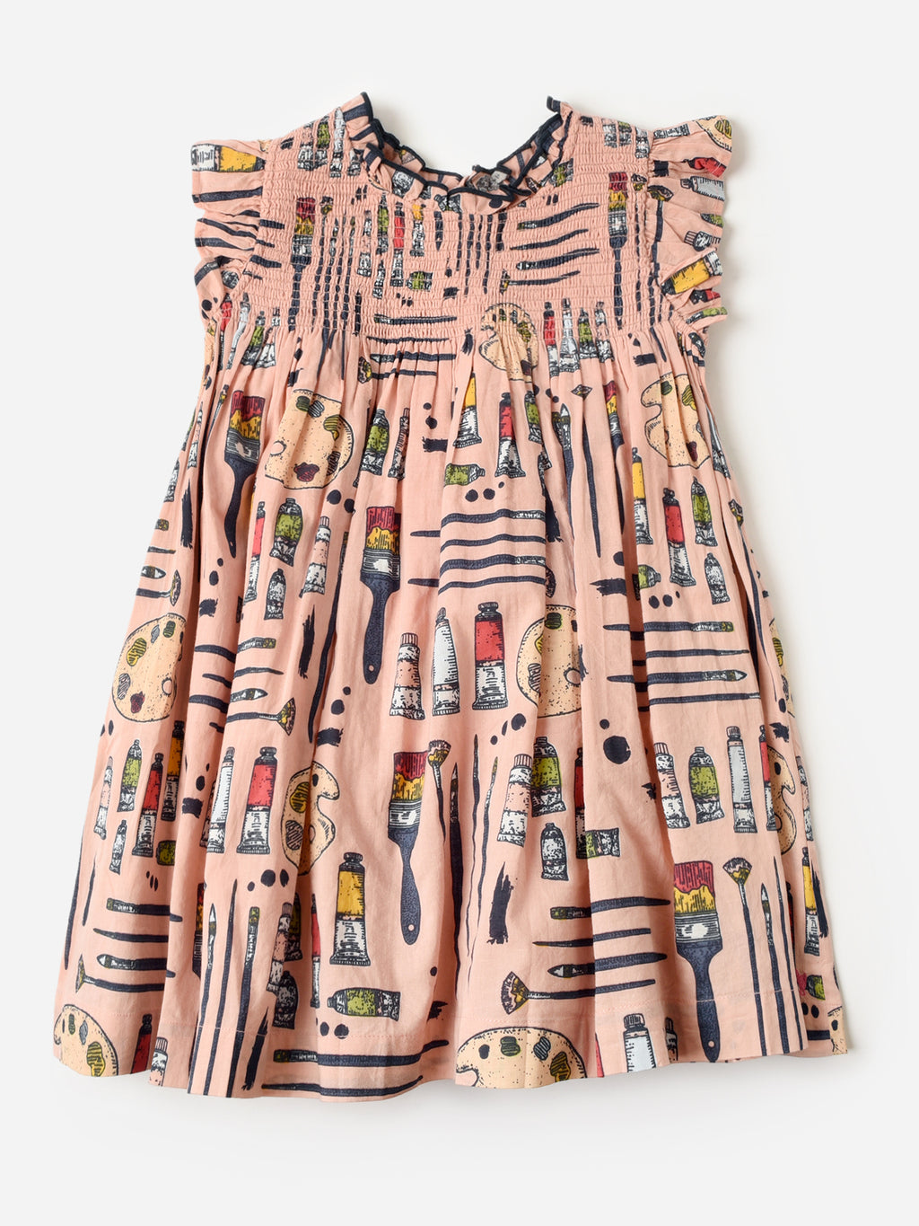 Pink Chicken Girls' Stevie Dress - Saint Bernard