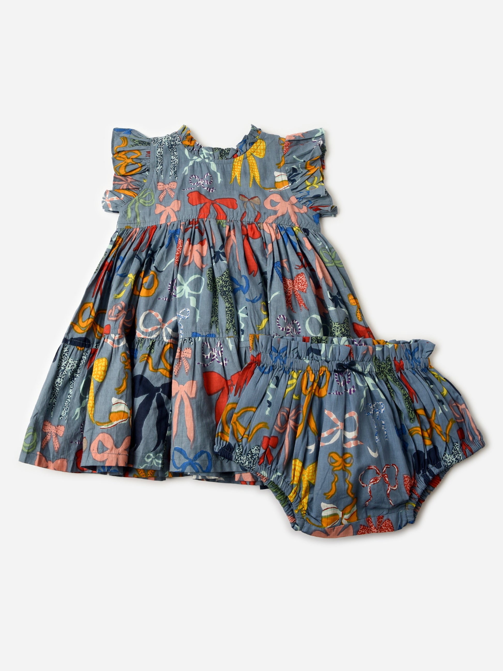 Pink Chicken Baby Girls' Jennifer Dress Set - Saint Bernard