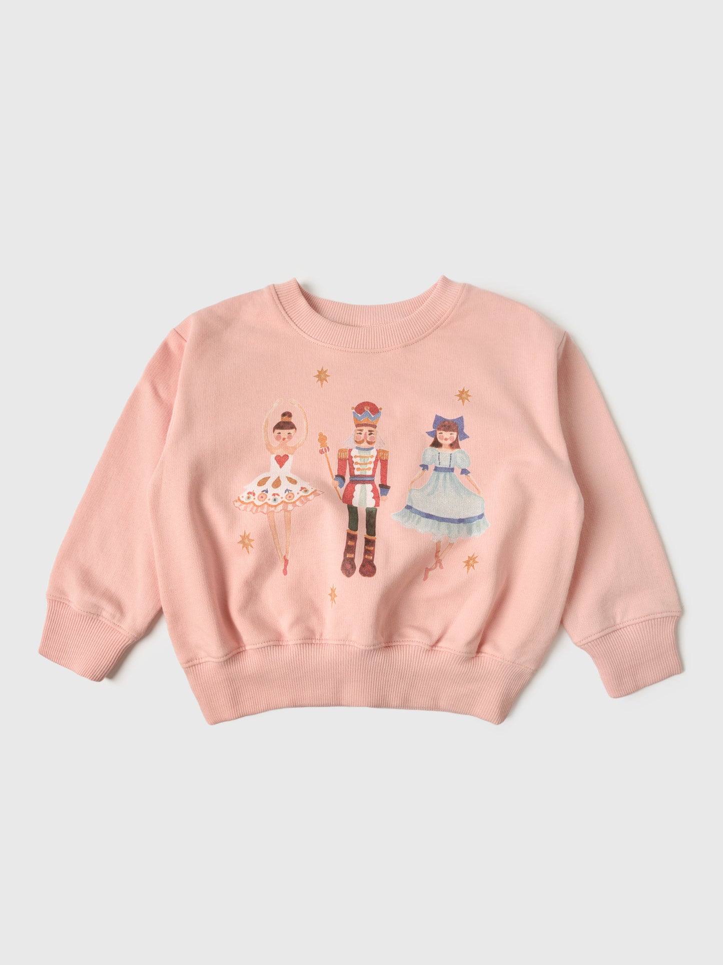Pink Chicken Girls' Organic Pullover - Saint Bernard