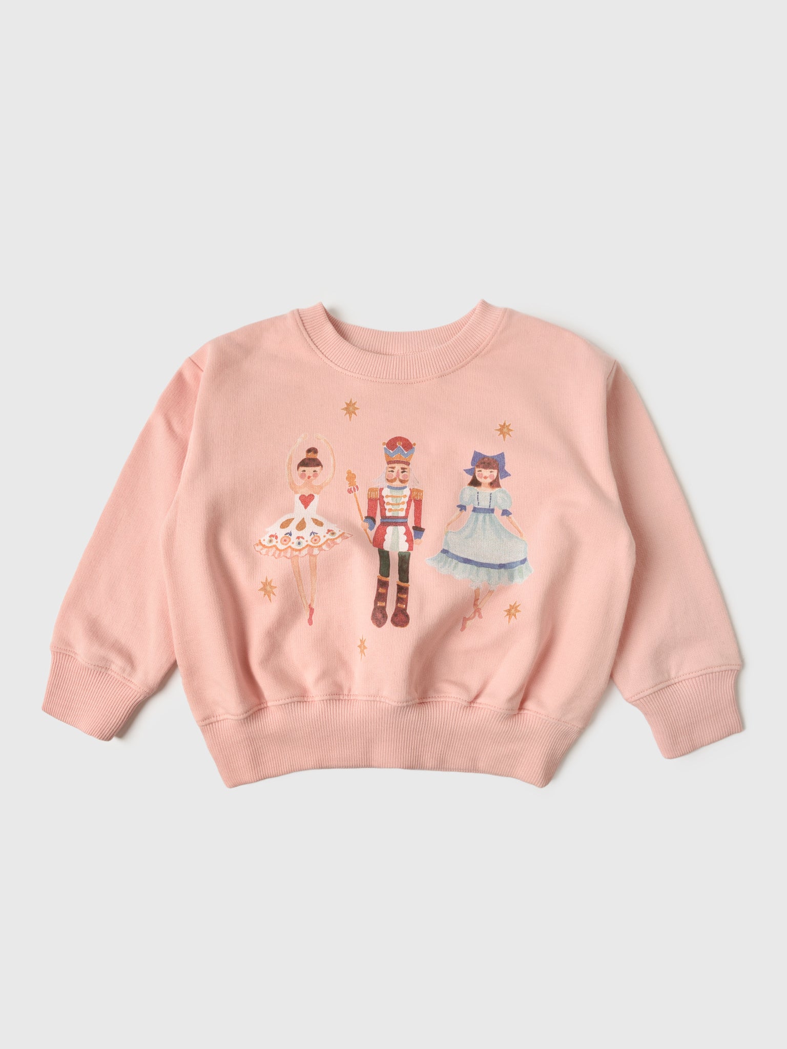 Pink Chicken Girls' Organic Pullover - Saint Bernard