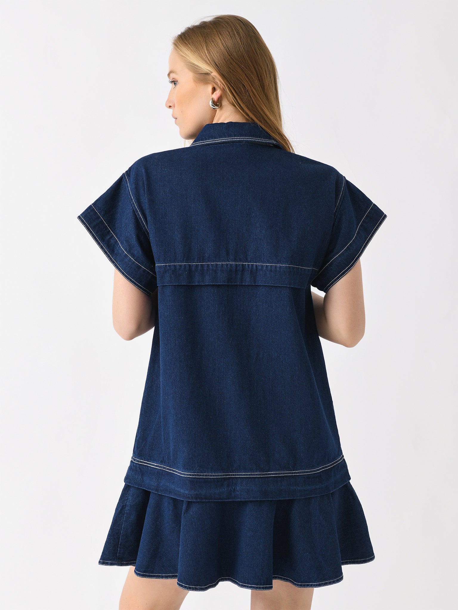 hunter bell denim dress Hunter Bell Gwen Dress | Denim Dress