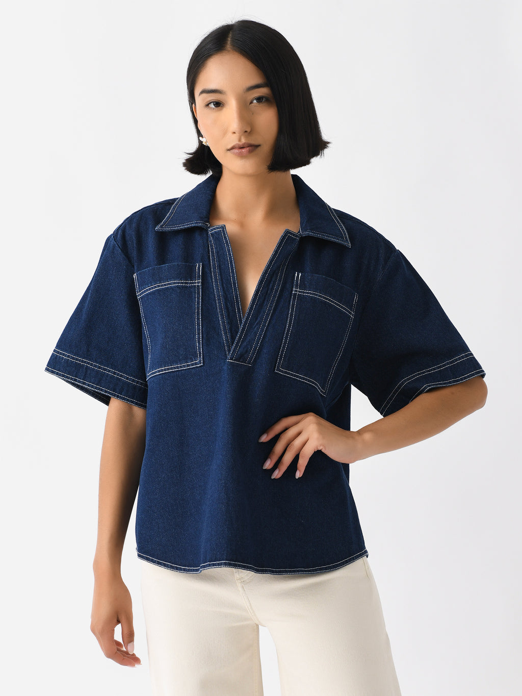 Hunter Bell Women's Jules Shirt - Saint Bernard