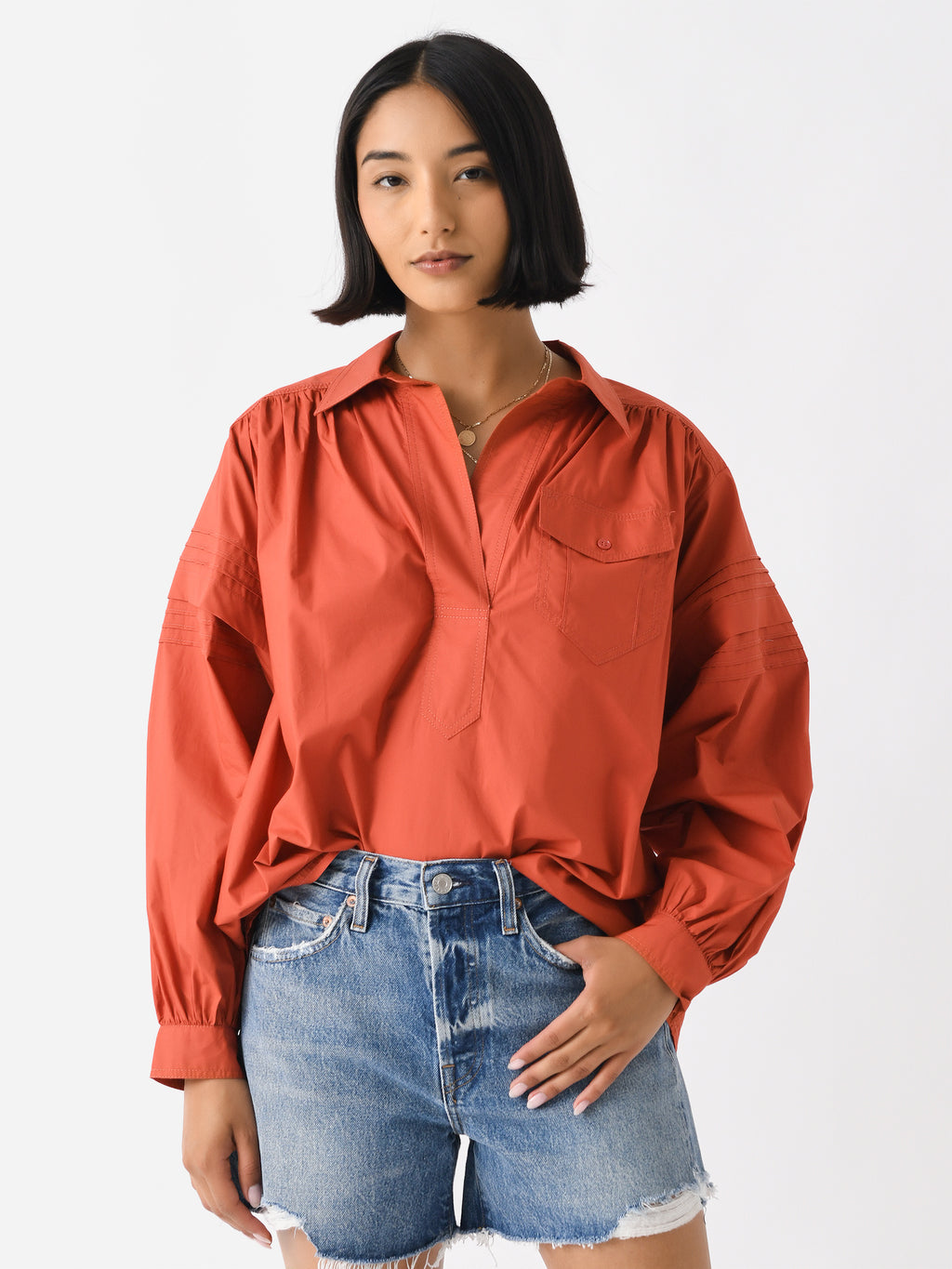 Hunter Bell Women's Evangeline Shirt - Saint Bernard