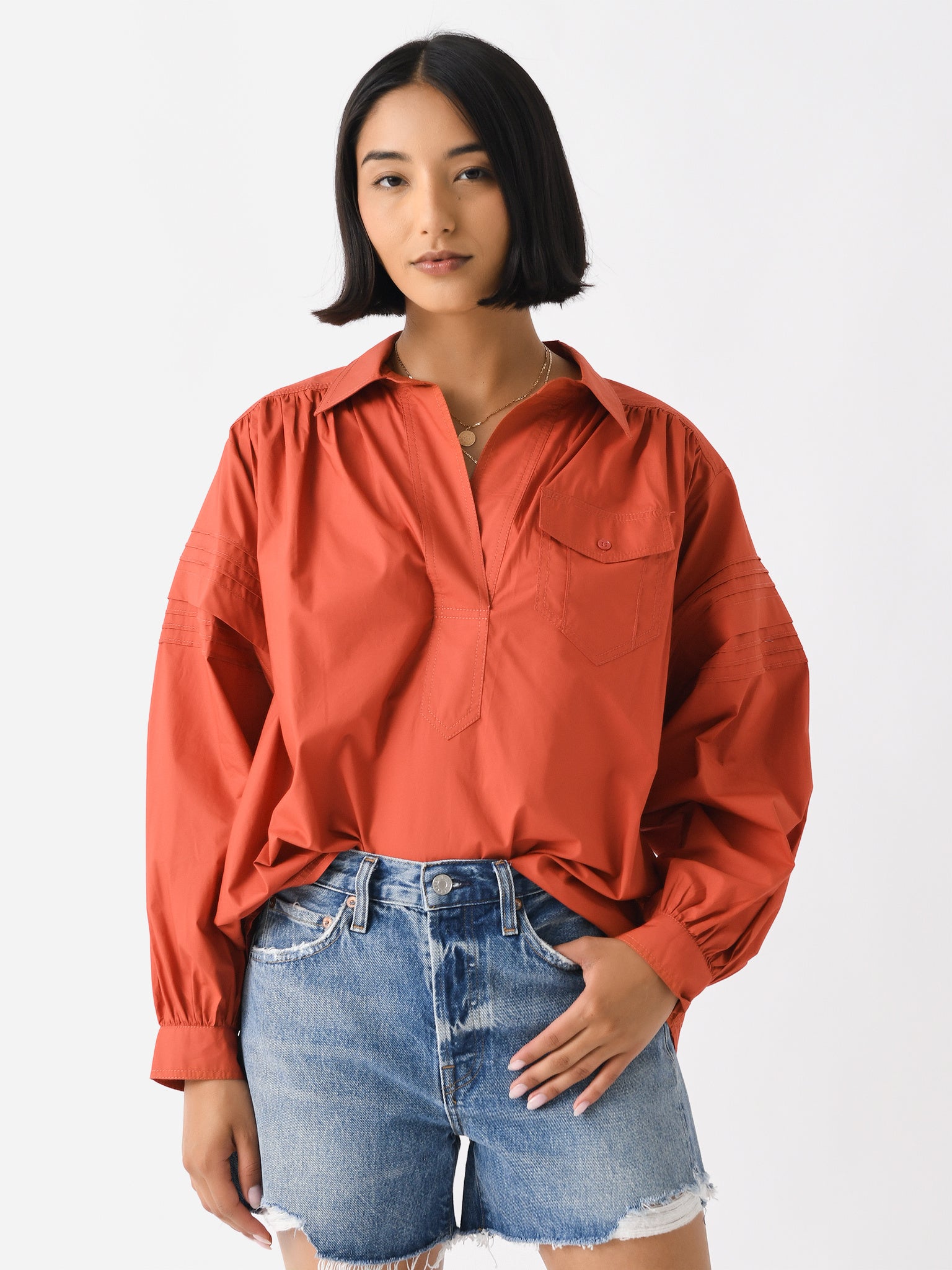 Hunter Bell Women's Evangeline Shirt - Saint Bernard