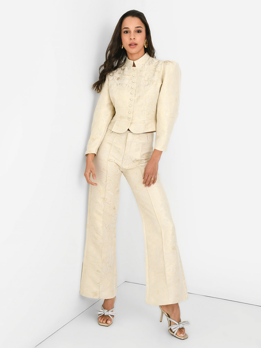 Destree Women's Yoshitomo Smart Jacquard Pant - Saint Bernard