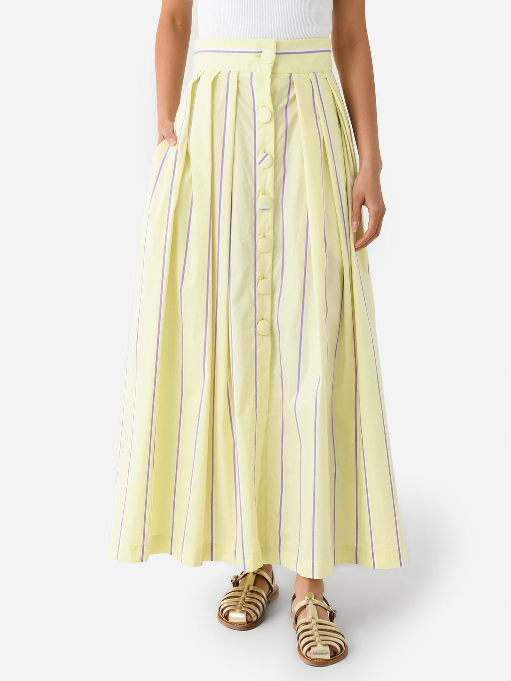 Destree Women's Irving Striped Skirt - Saint Bernard