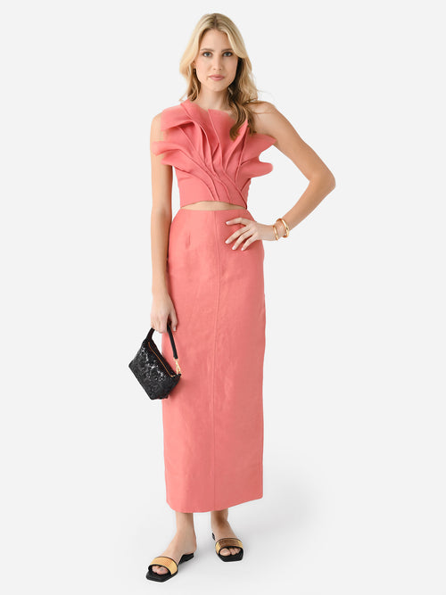 AJE Women's Mary Column Midi Skirt