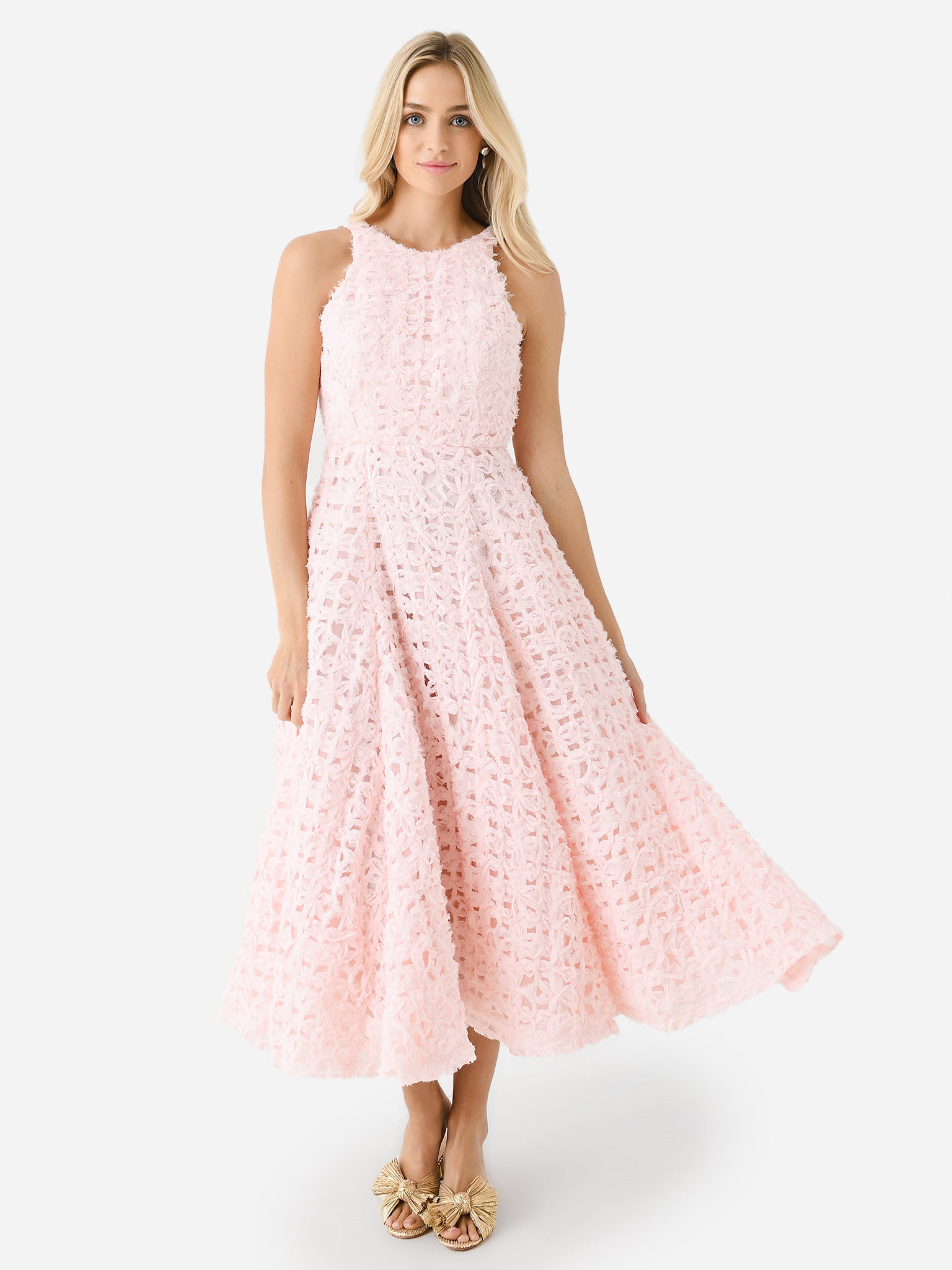 AJE Women's Quintette Backless Midi Dress