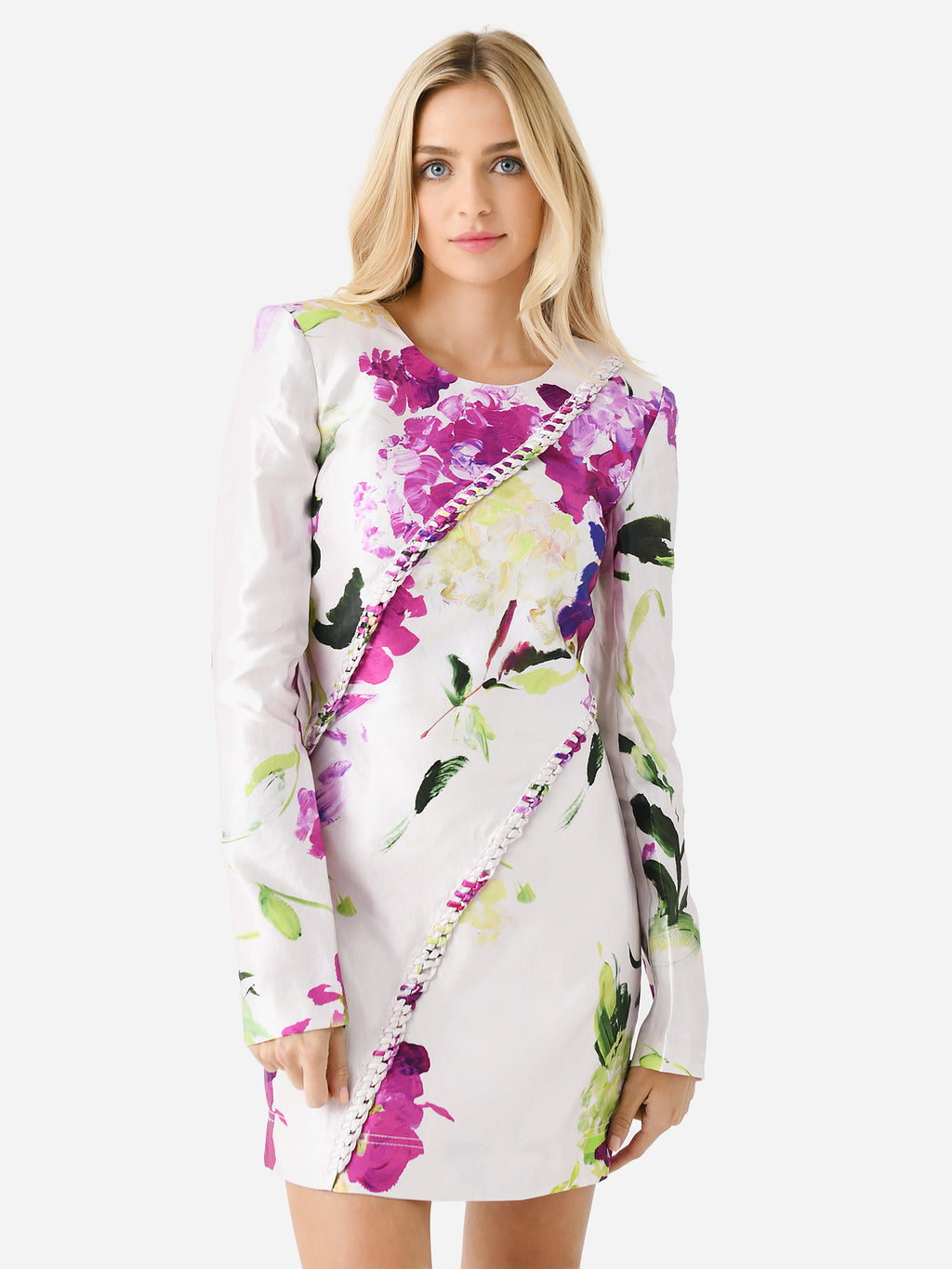 AJE Women's Arbour Whipstitch Mini Dress - Saint Bernard