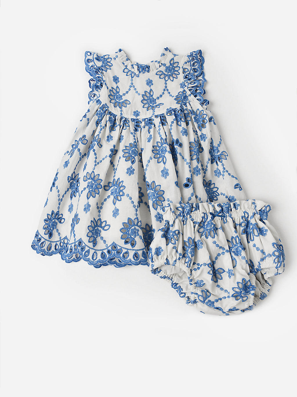 Pink Chicken Baby Girls' Cynthia Dress Set - Saint Bernard