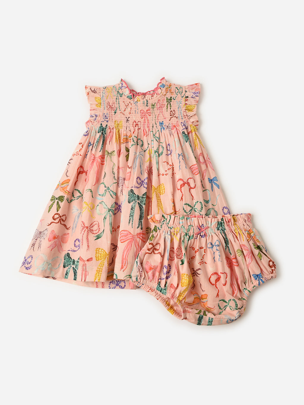 Pink Chicken Baby Girls' Stevie Dress Set - Saint Bernard