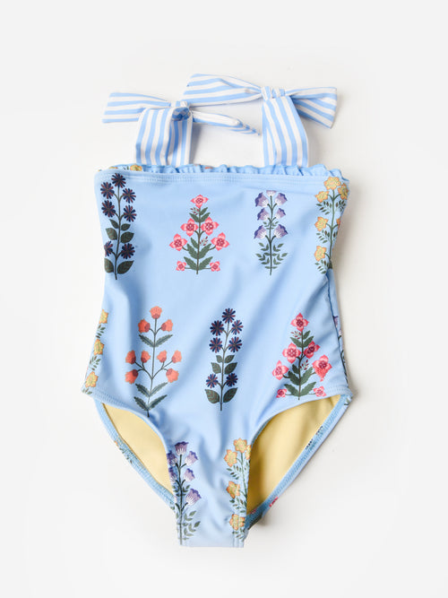 Pink Chicken Girls' Hero One-Piece Swimsuit