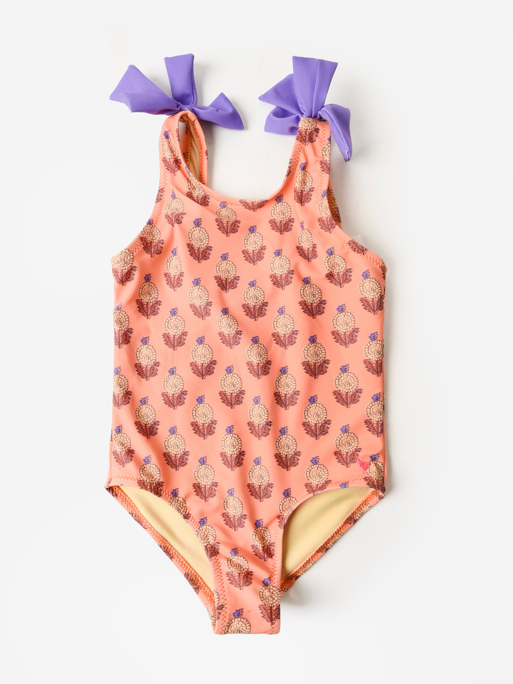 Pink Chicken Girls' Shelly One-Piece Swimsuit - Saint Bernard