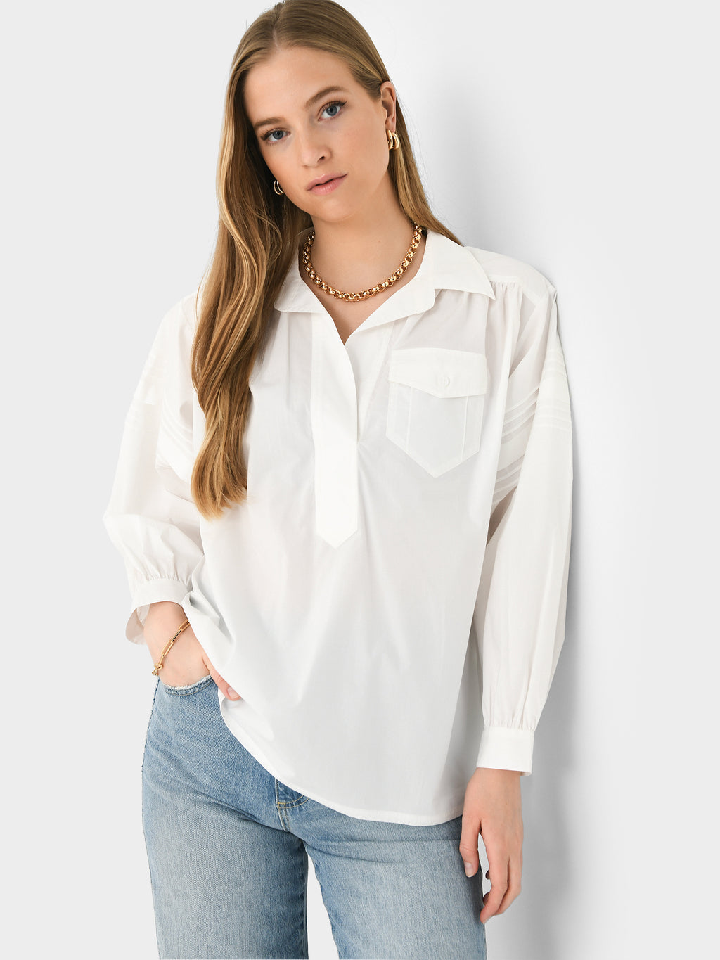 Hunter Bell Women's Evangeline Shirt - Saint Bernard