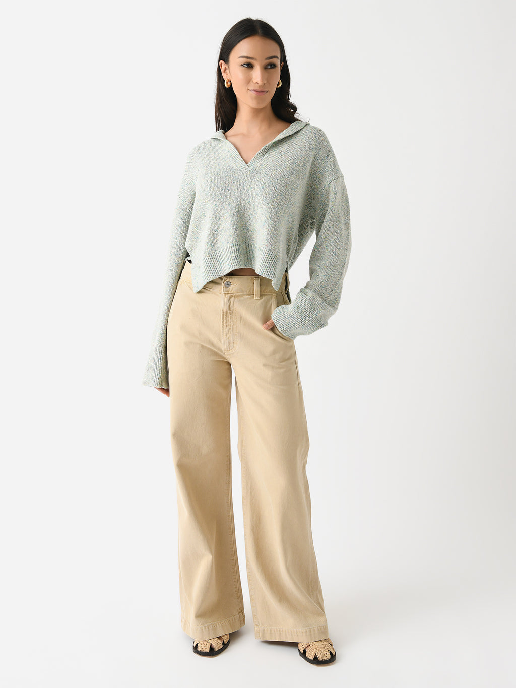 24SS2057xGREENMELANGEKNIT-alt1