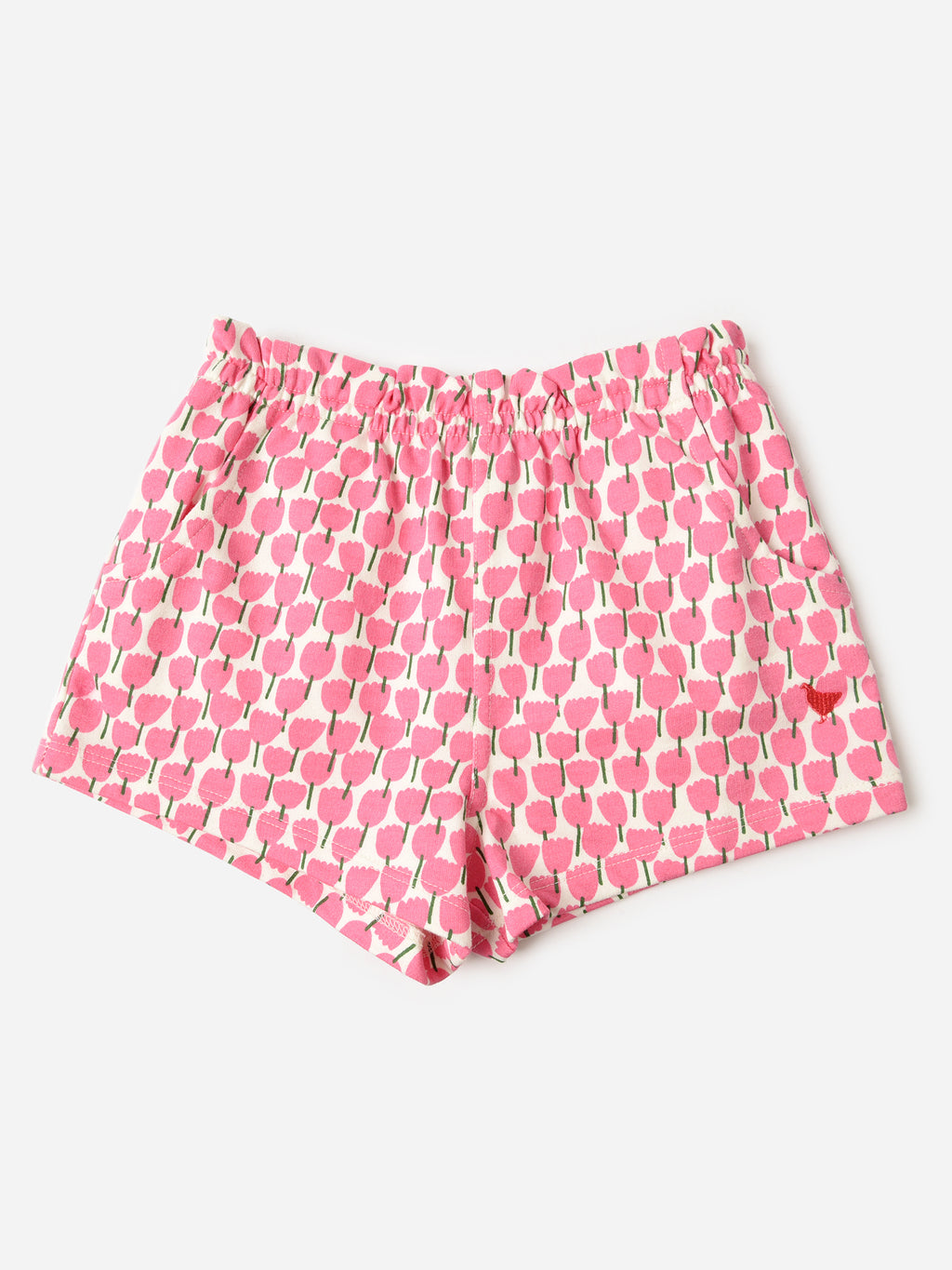 Pink Chicken Girls' Organic Theodore Short - Saint Bernard