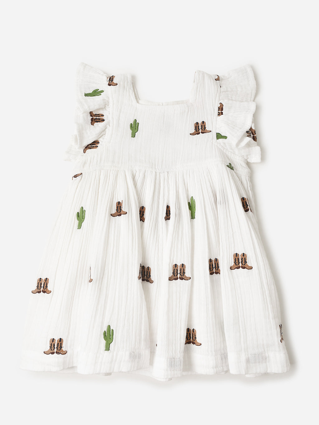 Pink Chicken Girls' Elsie Dress - Saint Bernard