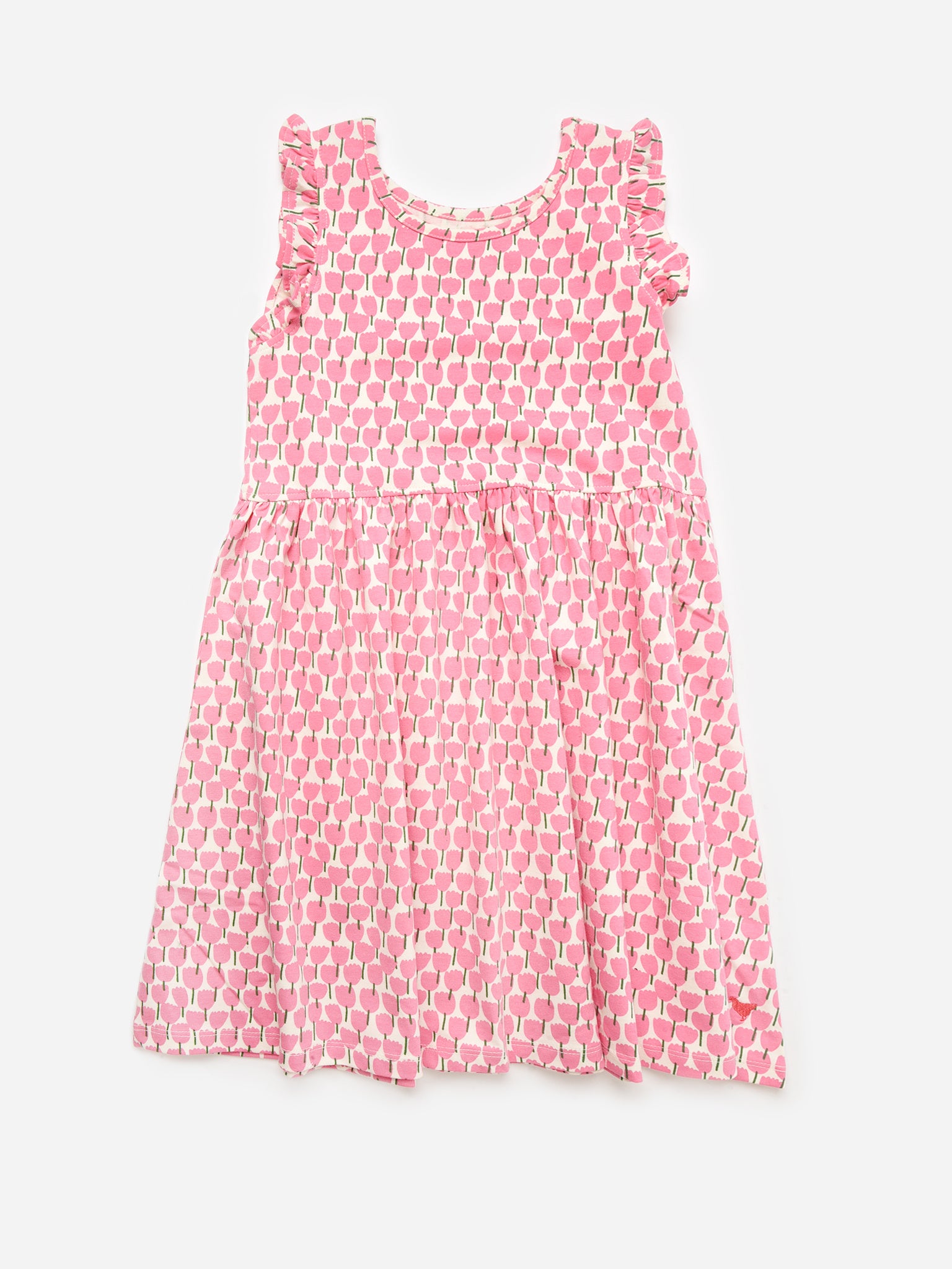Pink Chicken Girls' Organic Kelsey Dress - Saint Bernard