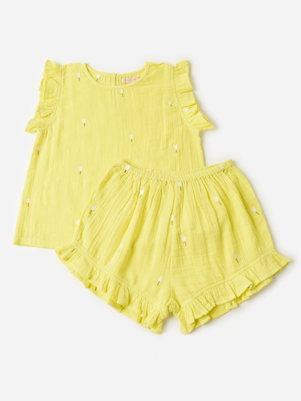 Pink Chicken Girls' Roey Set - Saint Bernard