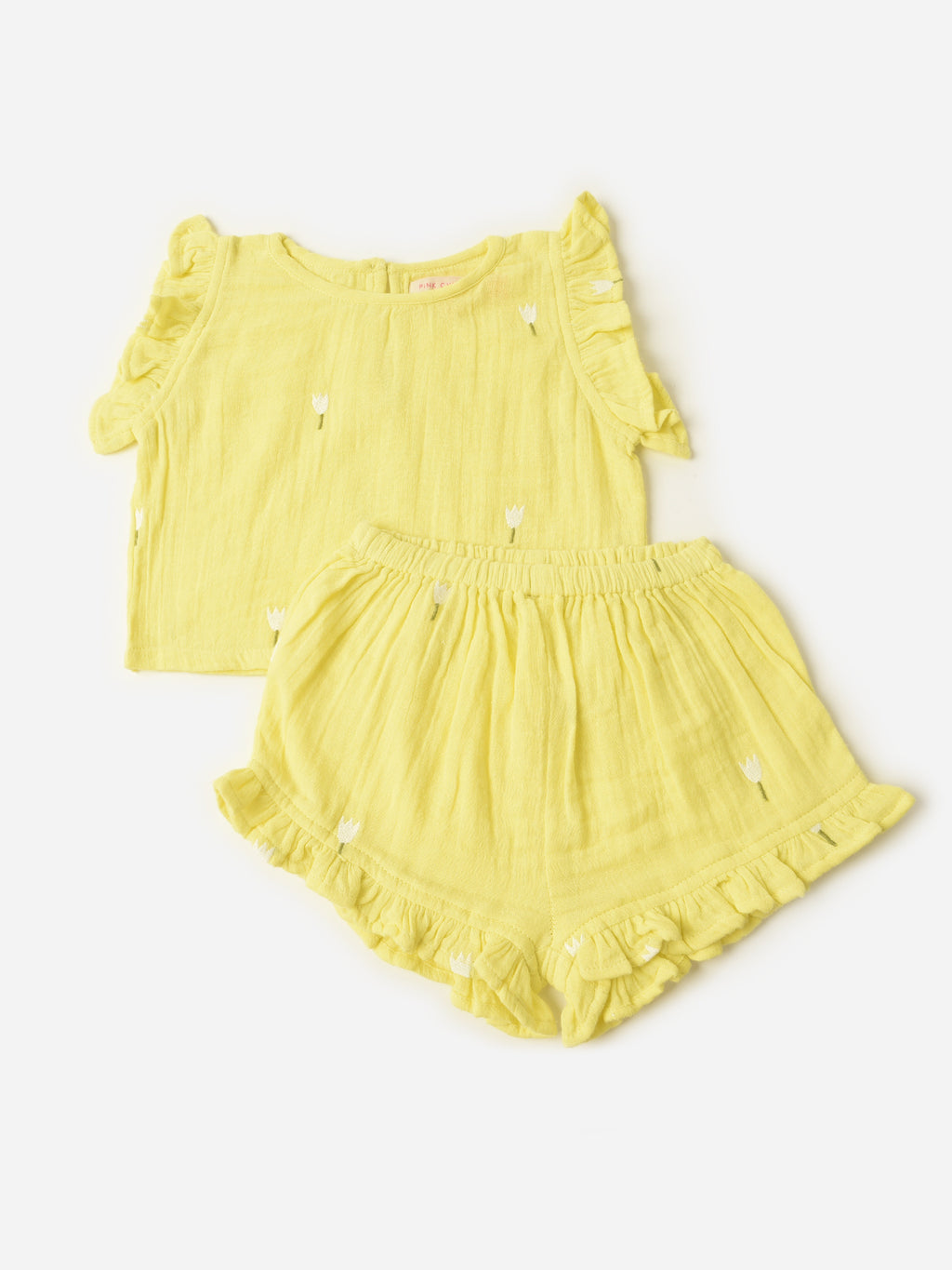 Pink Chicken Baby Girls' Roey Set - Saint Bernard