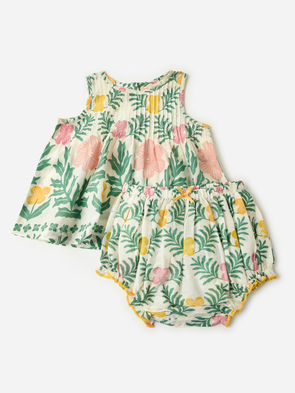 Pink Chicken Baby Girls' Jaipur Set - Saint Bernard