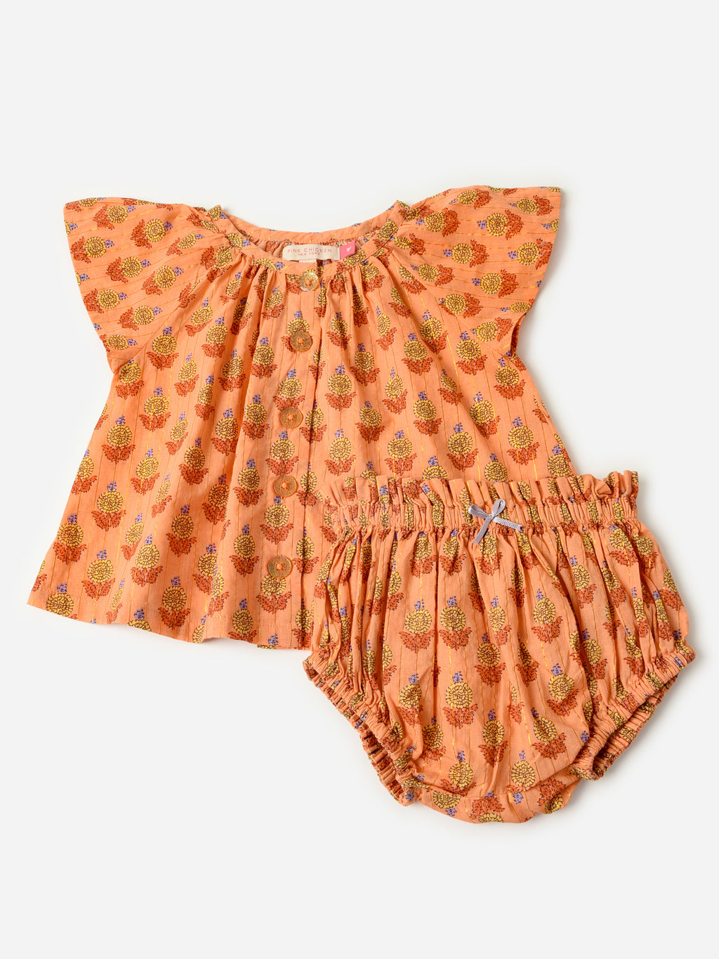 Pink Chicken Baby Girls' Willow Set - Saint Bernard