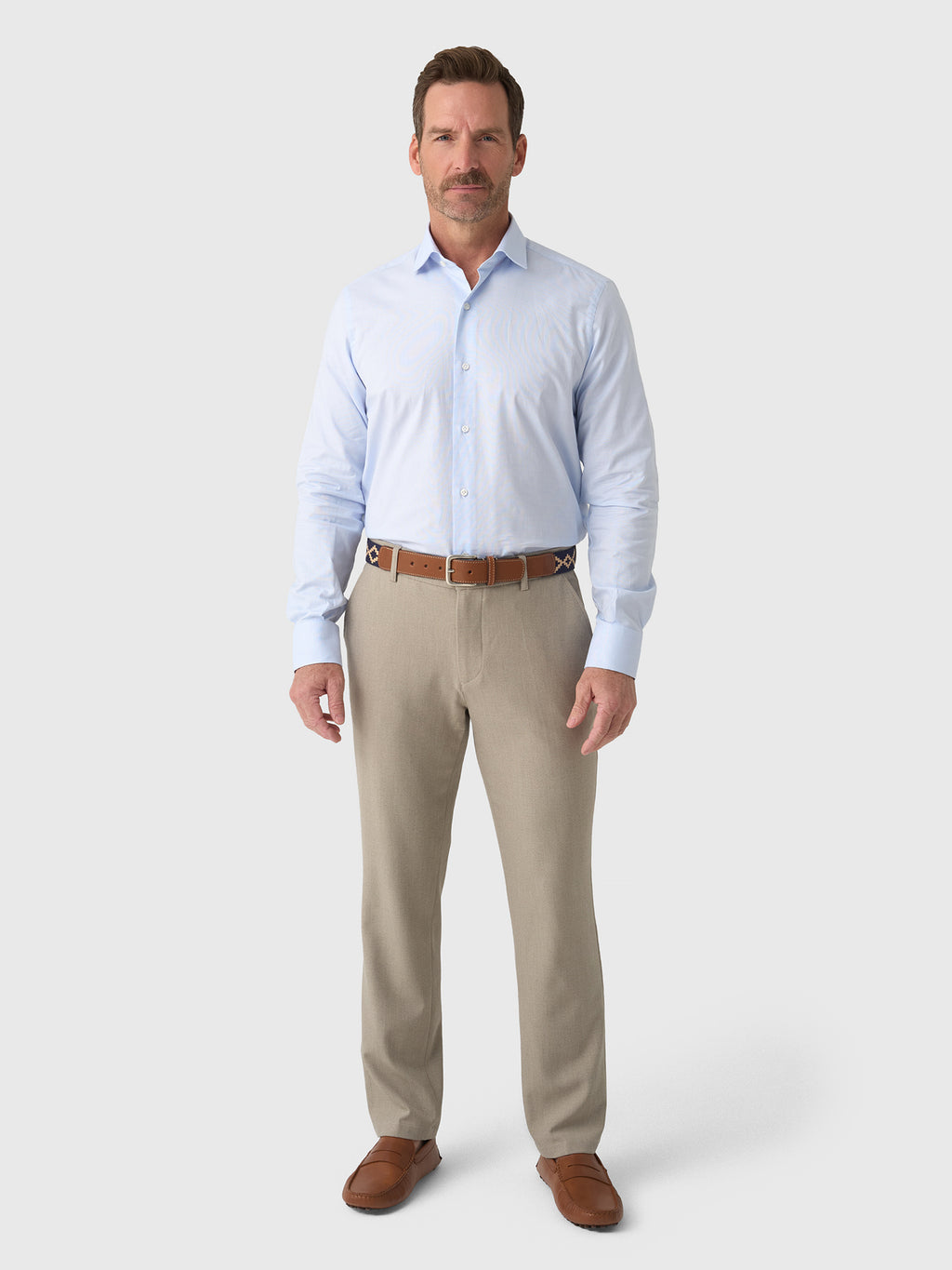 Maria Santangelo Men's Check Woven Shirt - Saint Bernard