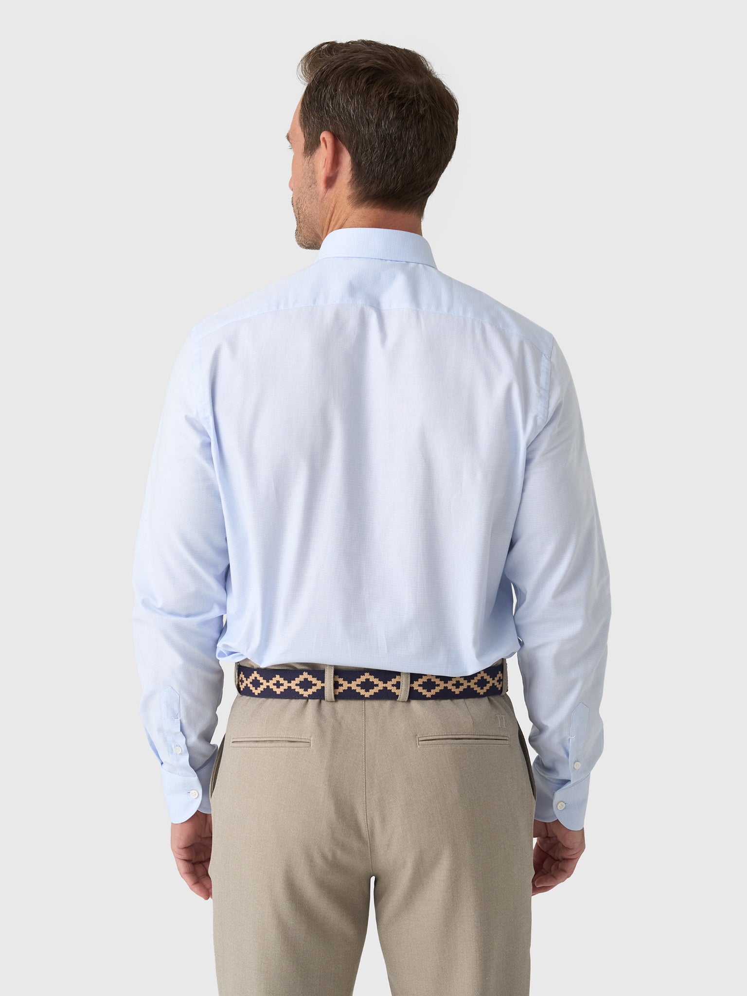 Maria Santangelo Men's Check Woven Shirt - Saint Bernard