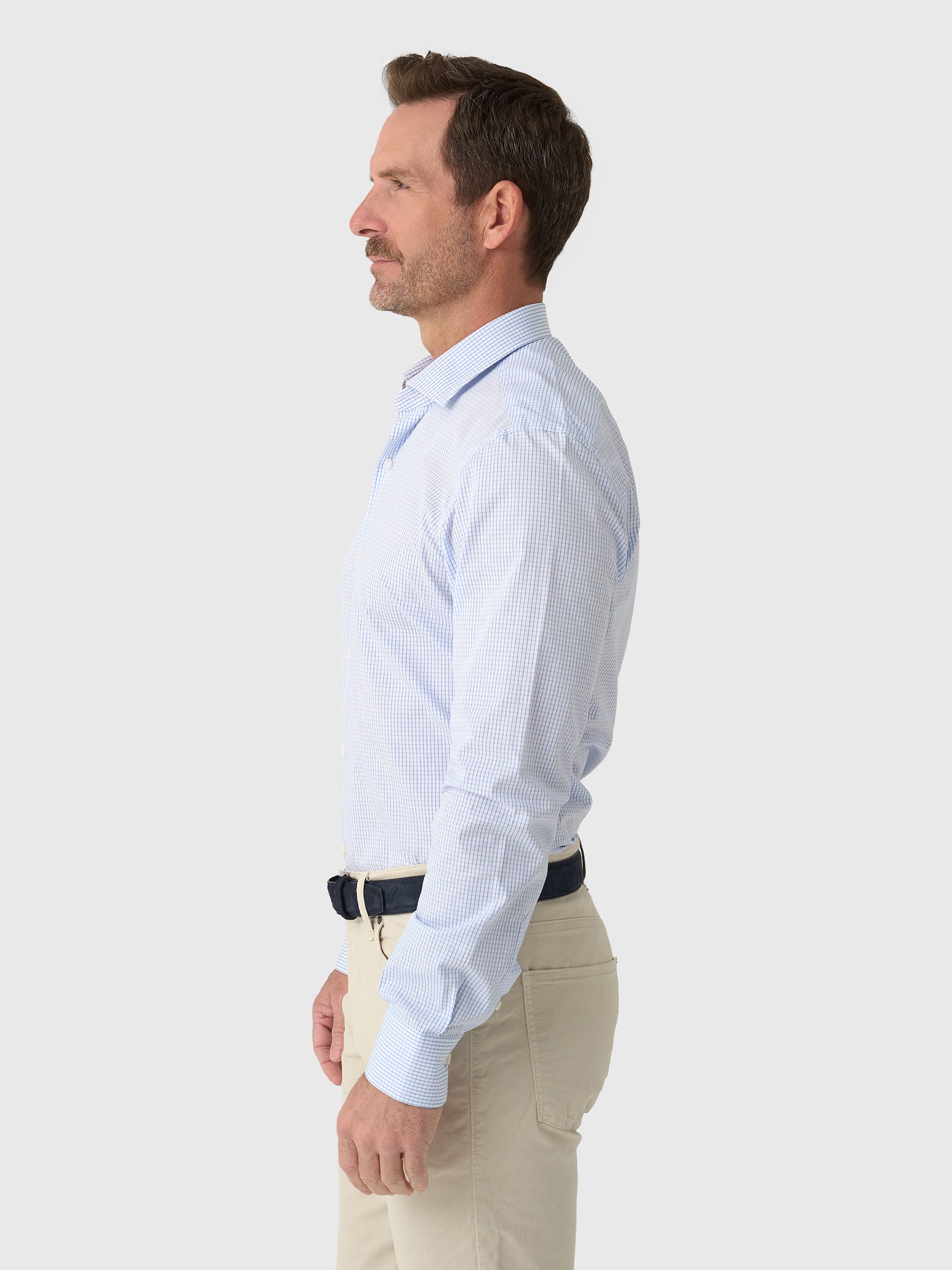 Maria Santangelo Men's Check Woven Shirt - Saint Bernard