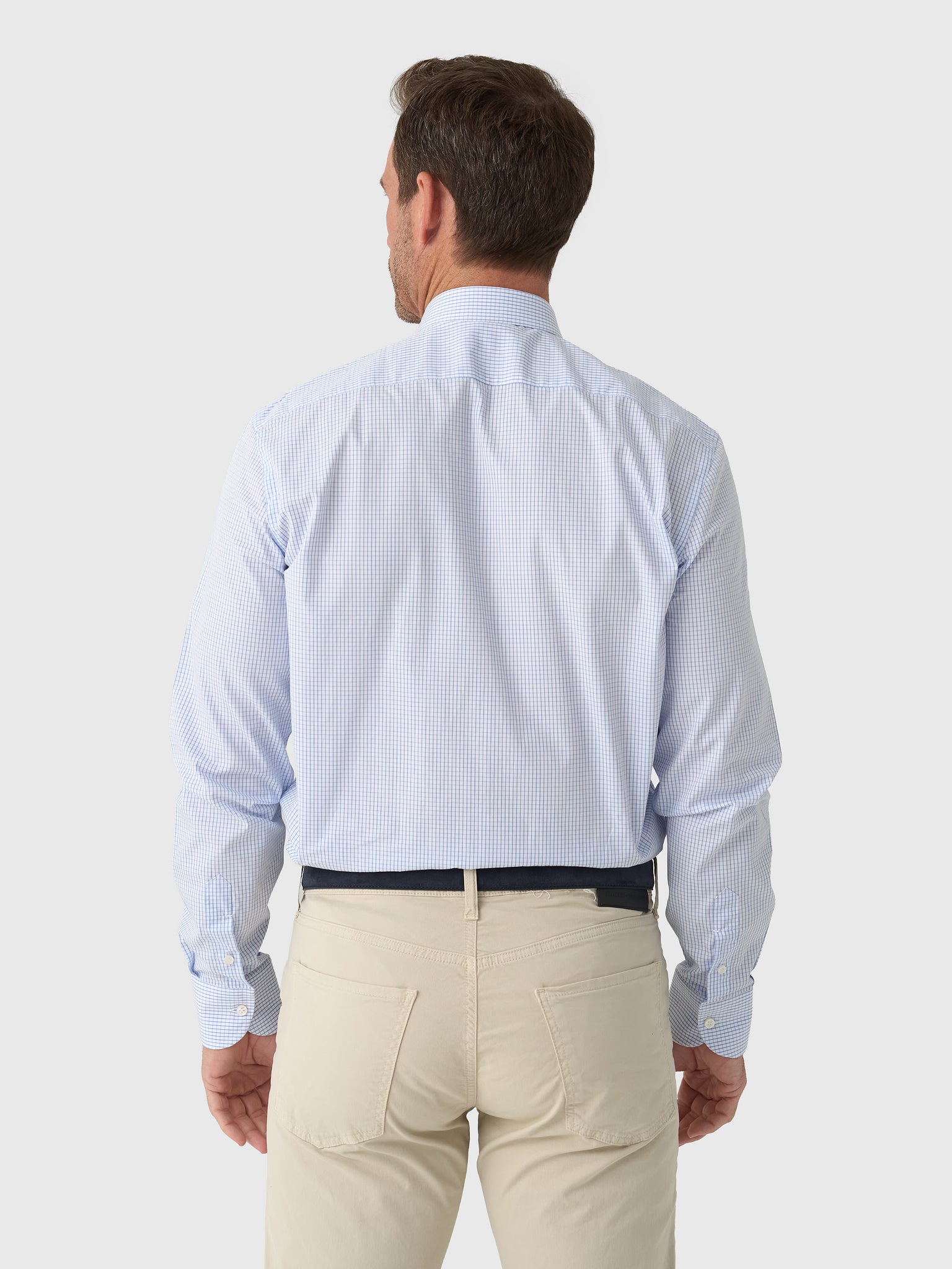 Maria Santangelo Men's Check Woven Shirt - Saint Bernard