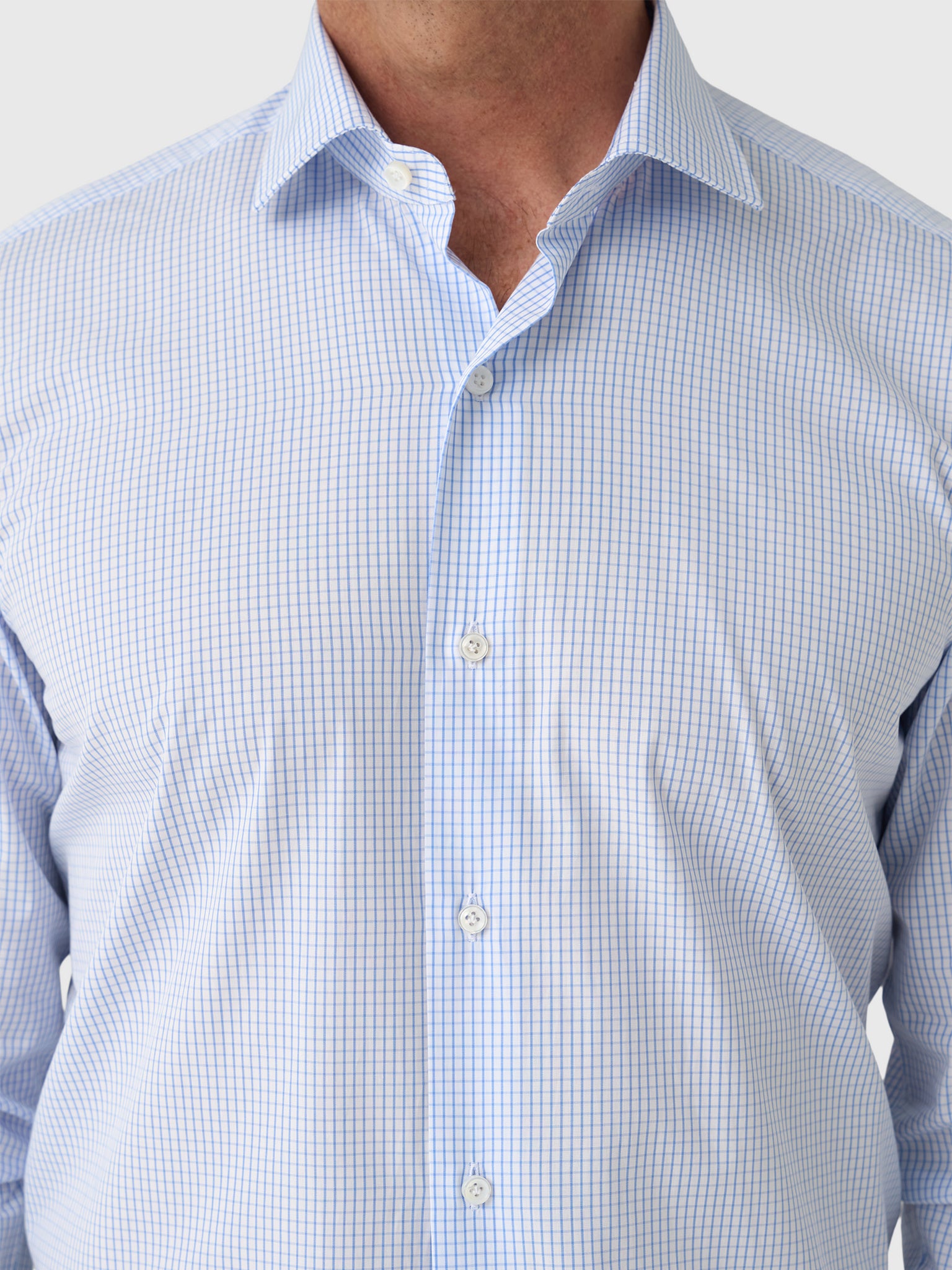 Maria Santangelo Men's Check Woven Shirt - Saint Bernard