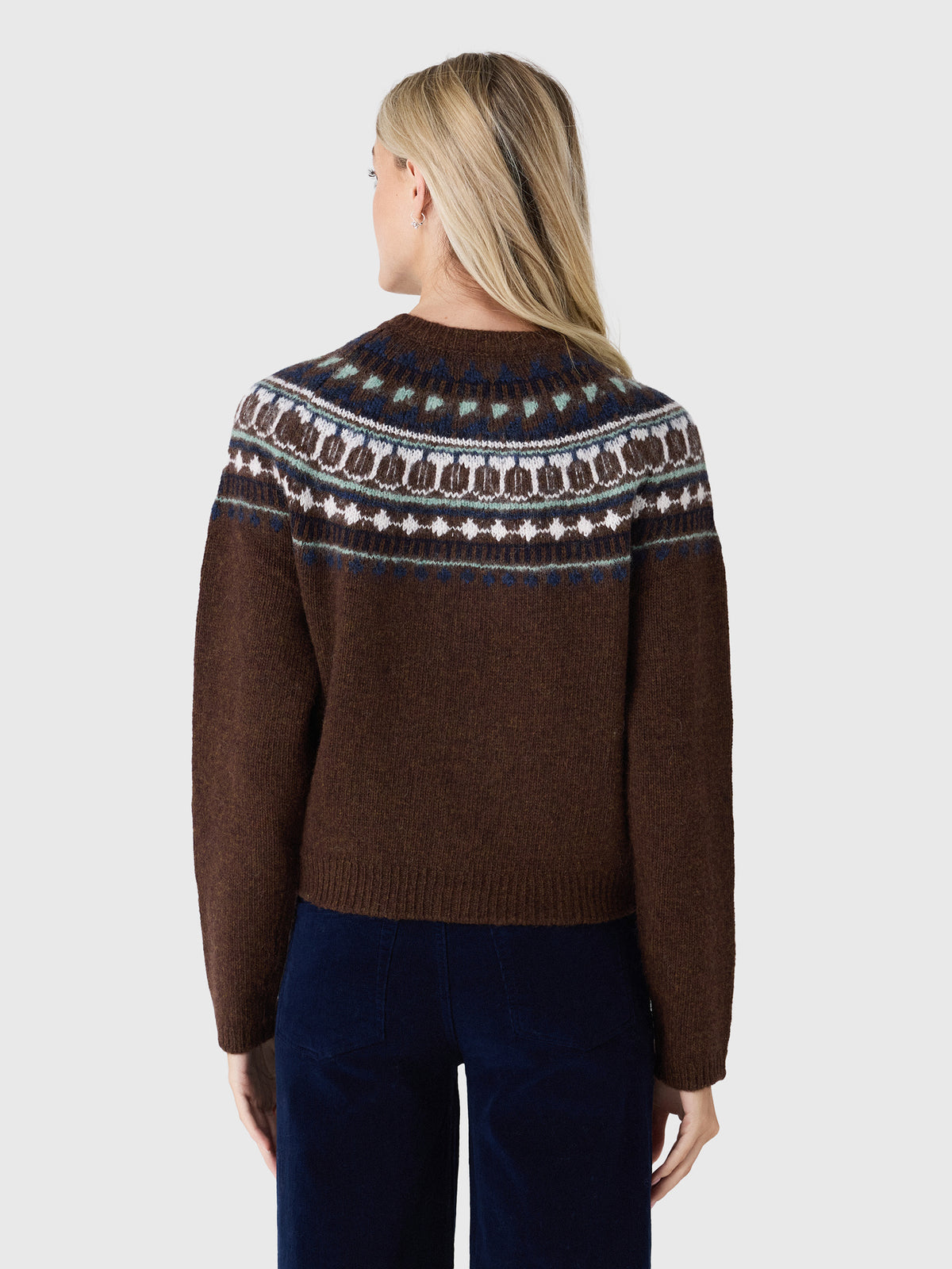 Alex Mill Women's Charlotte Fair Isle Sweater - Saint Bernard