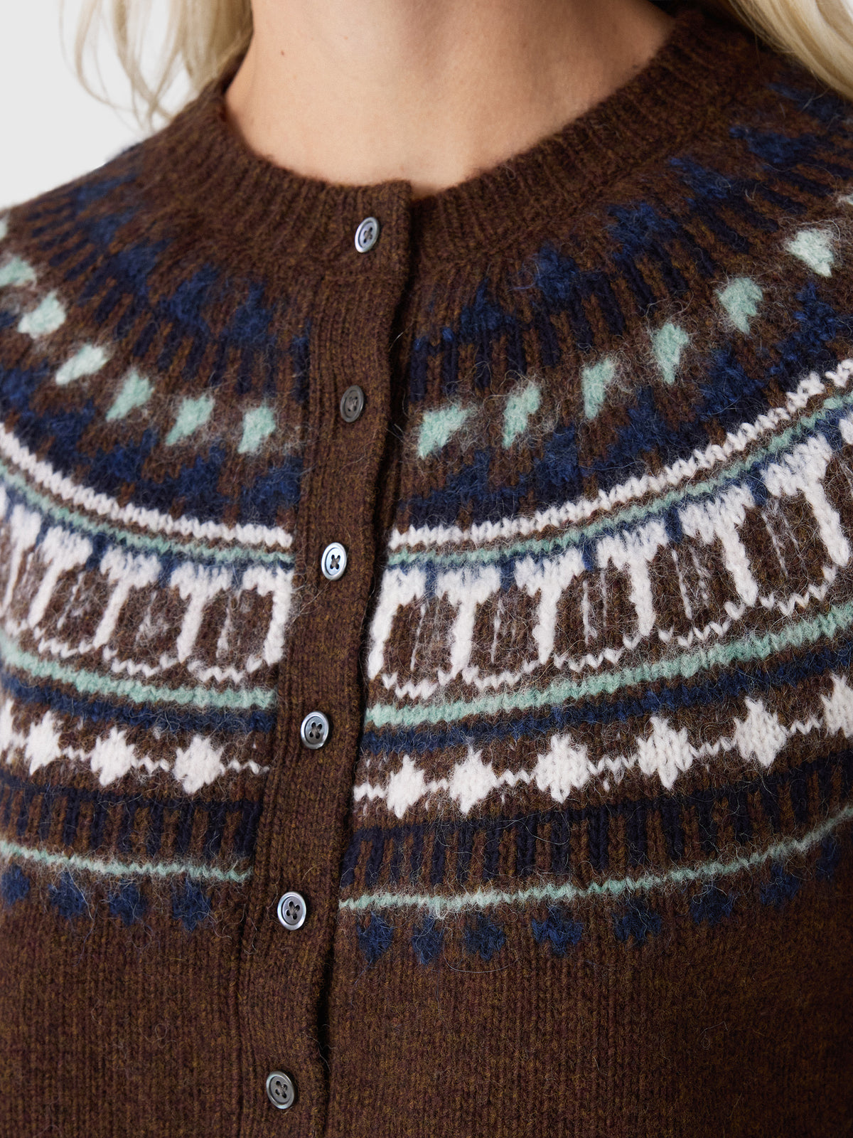 Alex Mill Women's Charlotte Fair Isle Sweater - Saint Bernard
