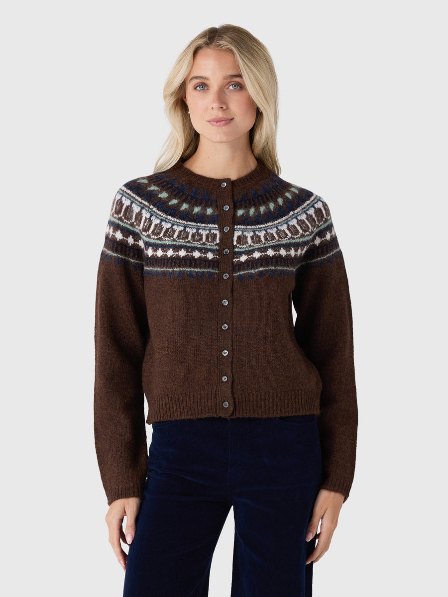 Alex Mill Women's Charlotte Fair Isle Sweater - Saint Bernard