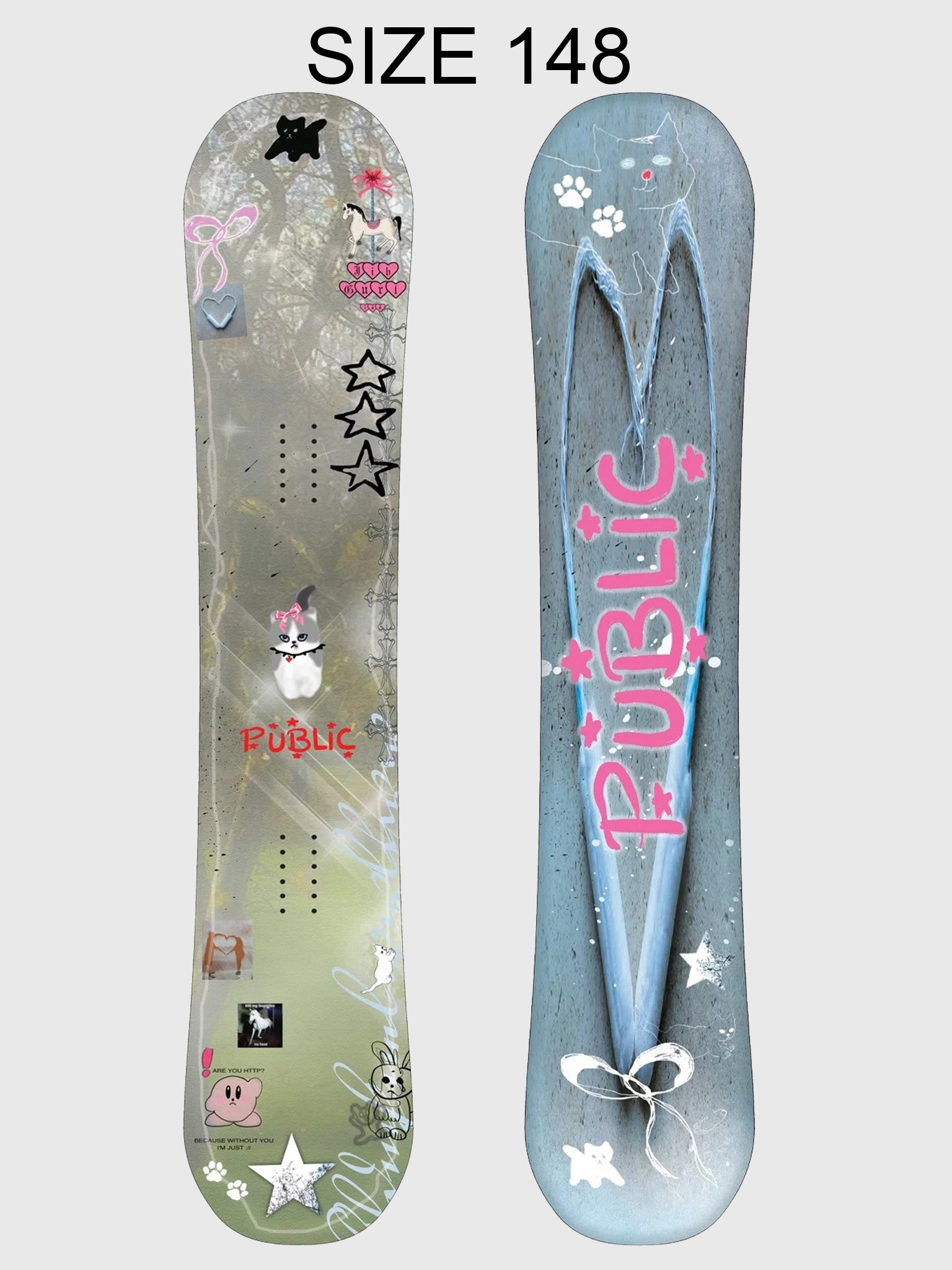 ride control 144 snowboard Public Women's Jibgurl 2026 Features artwork by Taylor Harpster Public Jibgurl Women's Snowboard 2026