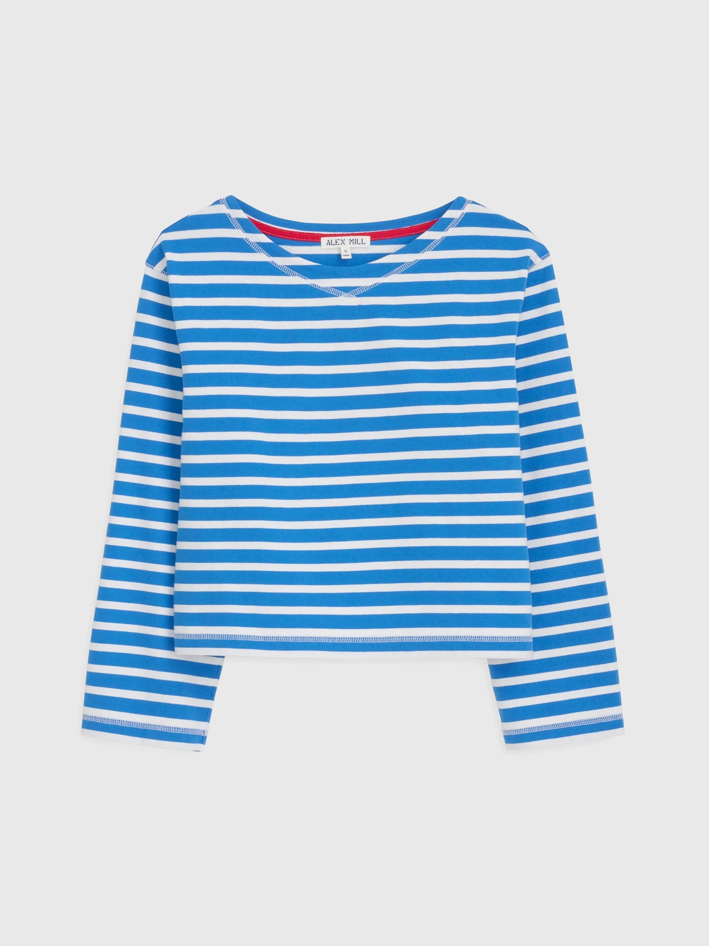 Alex Mill Women's Marseille Striped Boatneck Tee - Saint Bernard