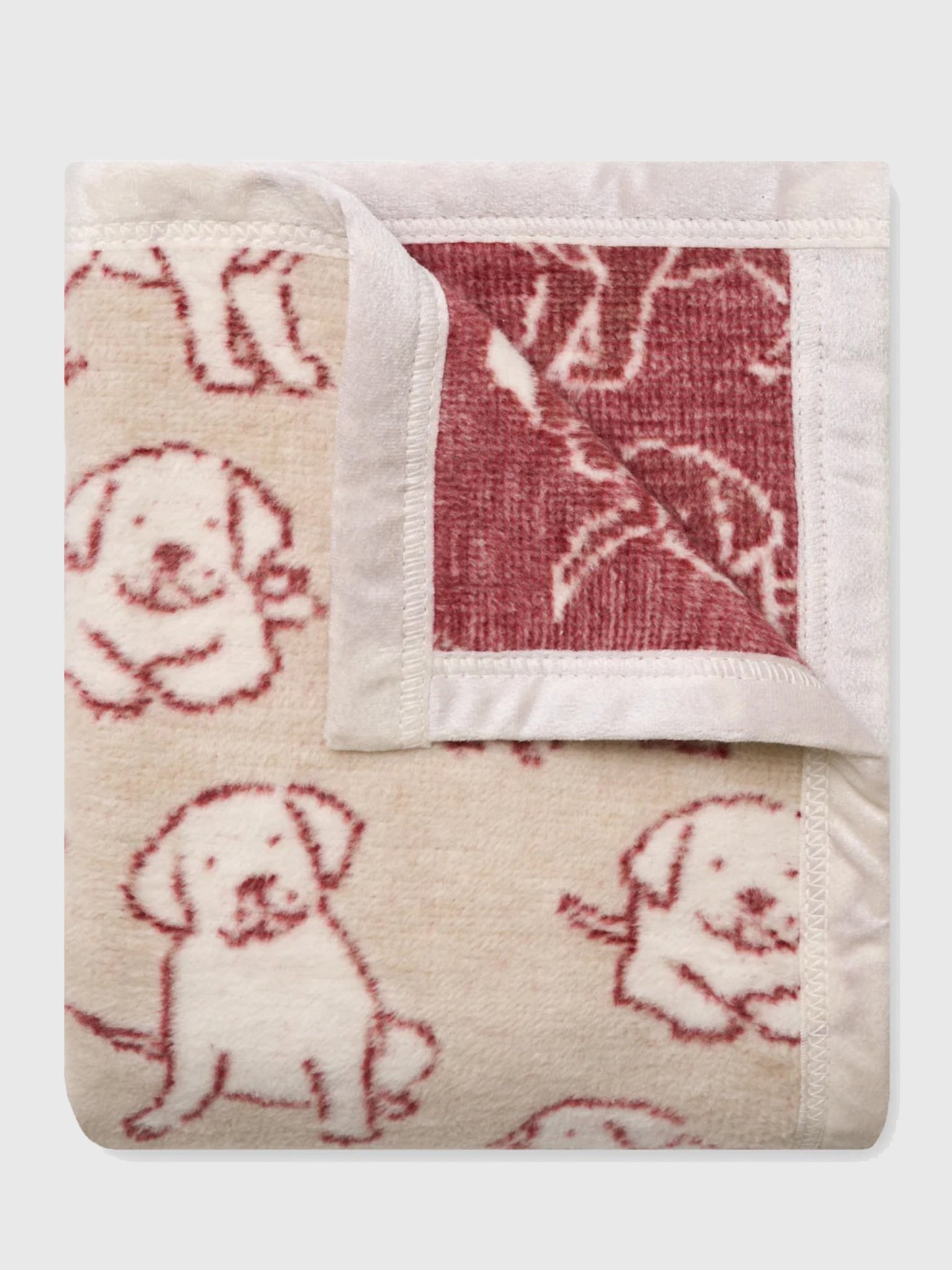 ChappyWrap Santa Puppies Mini Blanket - Saint Bernard