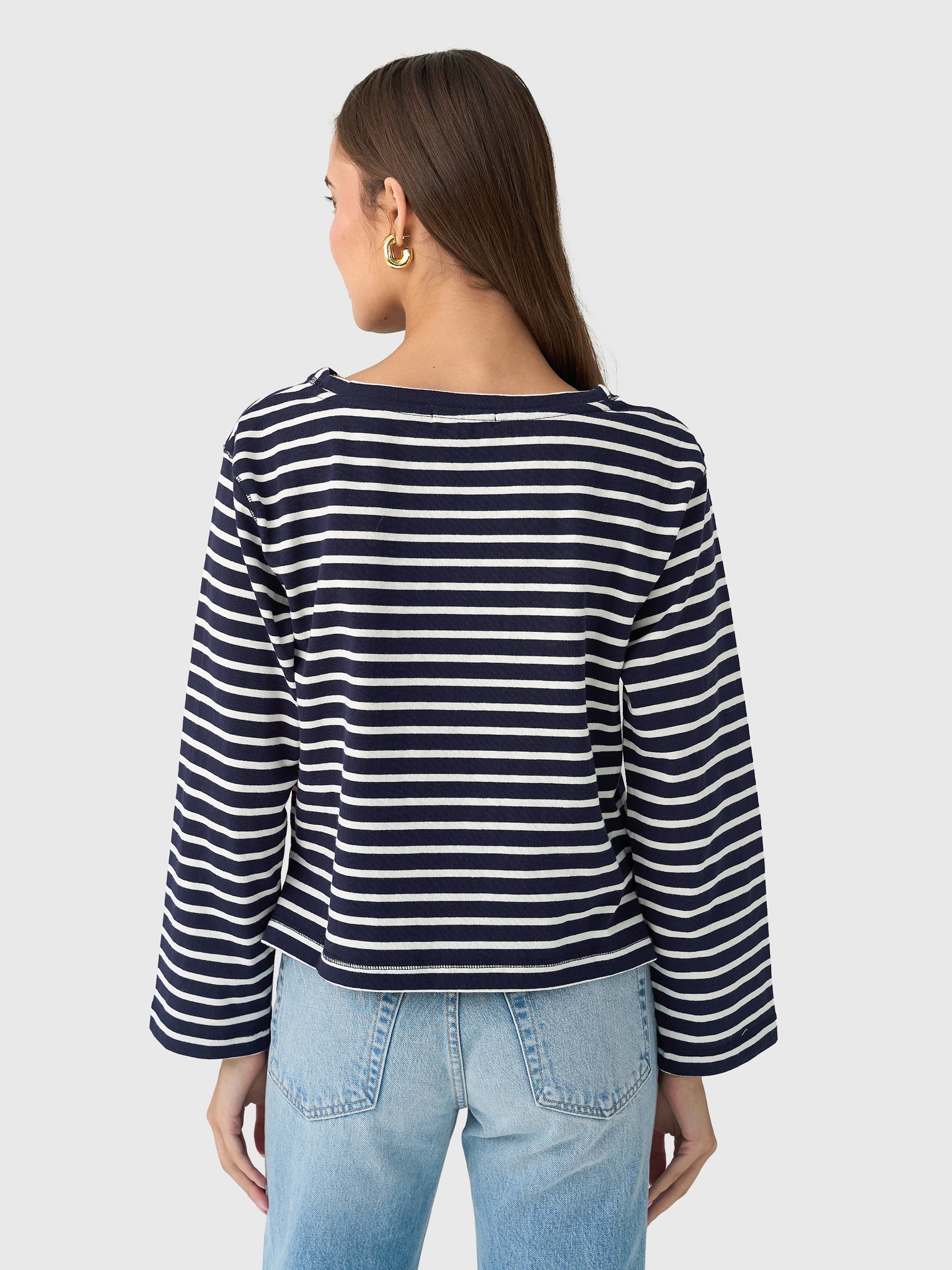 Alex Mill Women's Marseille Boatneck Striped Tee – Saint Bernard