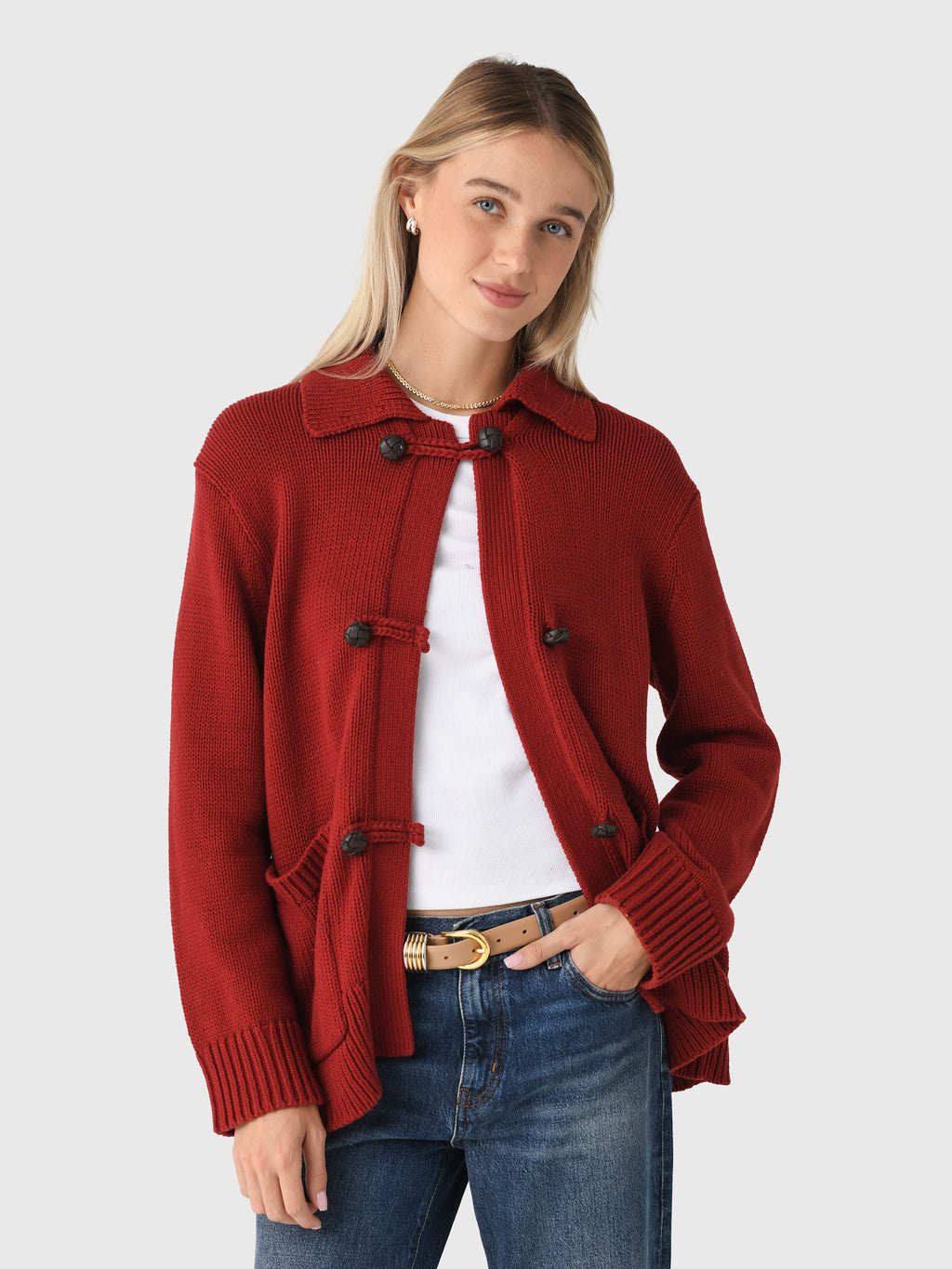 Alex Mill Women's Agnes Sweater Jacket - Saint Bernard