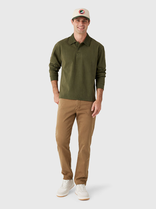Alex Mill Men's Garment Dyed Rugby Shirt