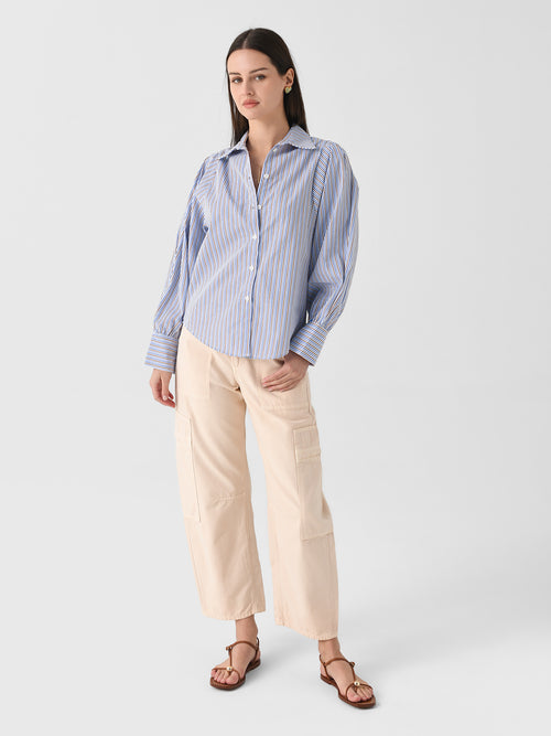 A Shirt Thing Women's Charlotte Yarn Dyed Stripe Shirt