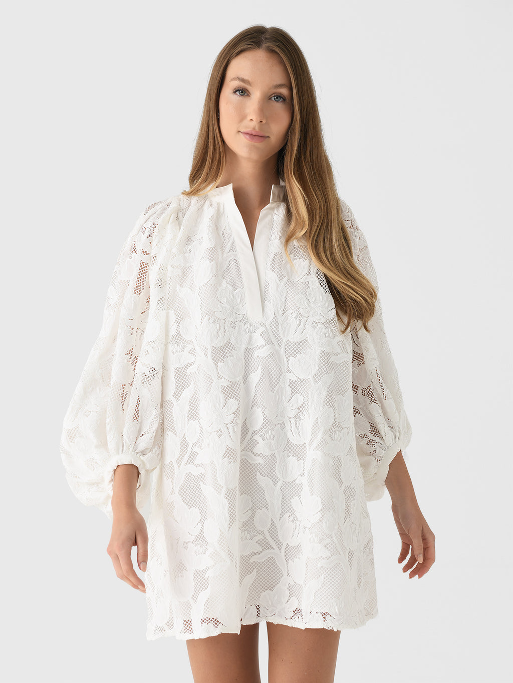 A Shirt Thing Women's Hazel Lace Dress - Saint Bernard