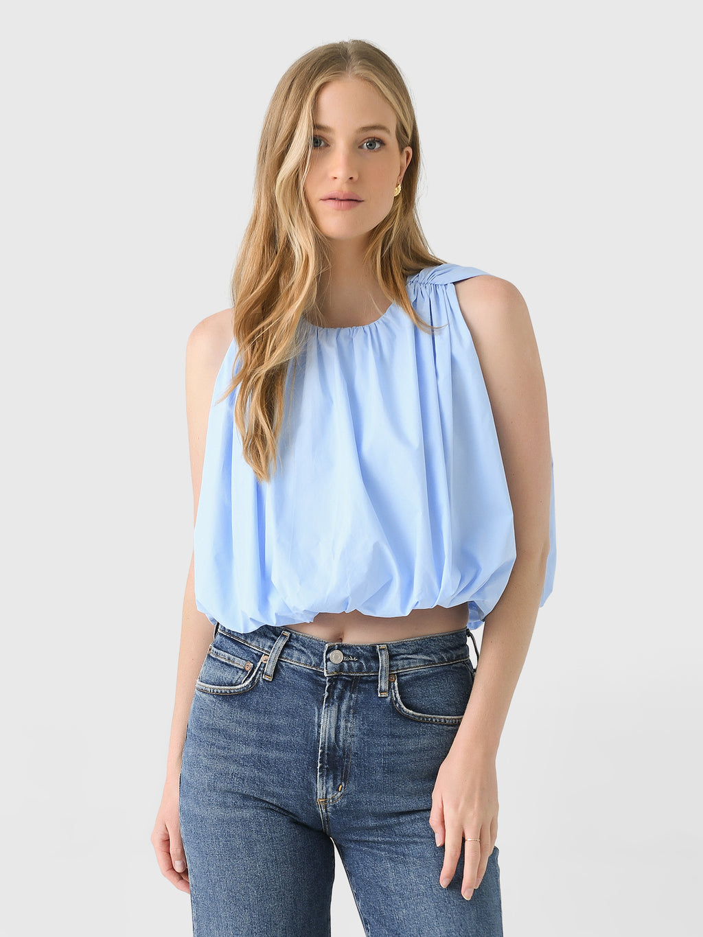 A Shirt Thing Women's Daisy Bubble Top - Saint Bernard