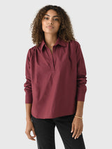 A Shirt Thing Women's Celeste Poplin Shirt - Saint Bernard