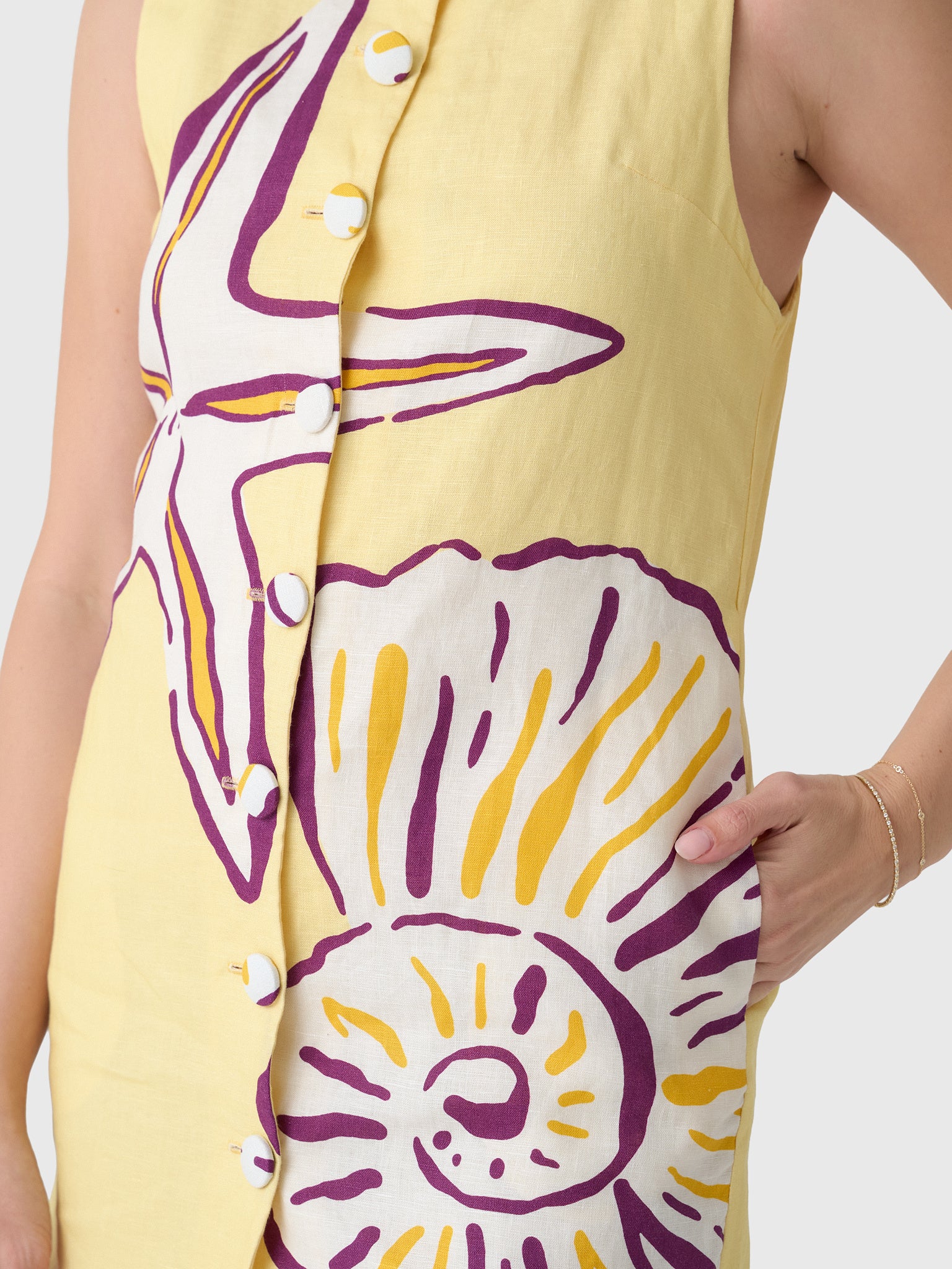 Cala de la Cruz Women's Rhoda Dress - Saint Bernard