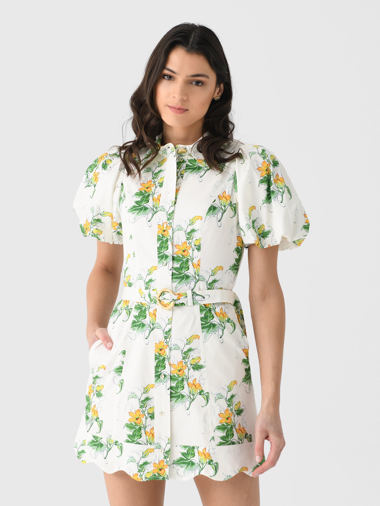 AJE Women's Demi Mini Dress - Saint Bernard