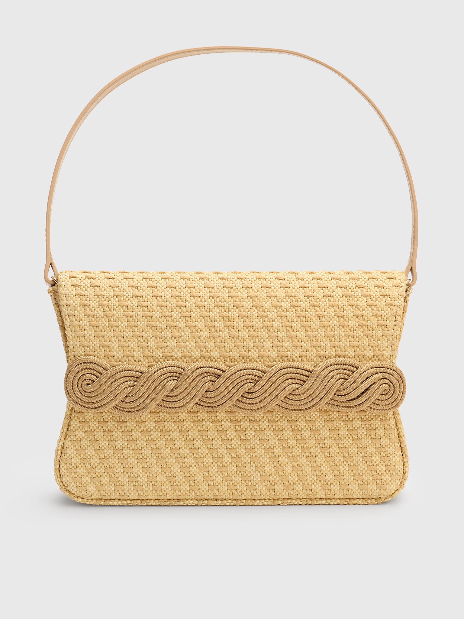 Destree Gerrit Straw Passementerie Clutch - Saint Bernard