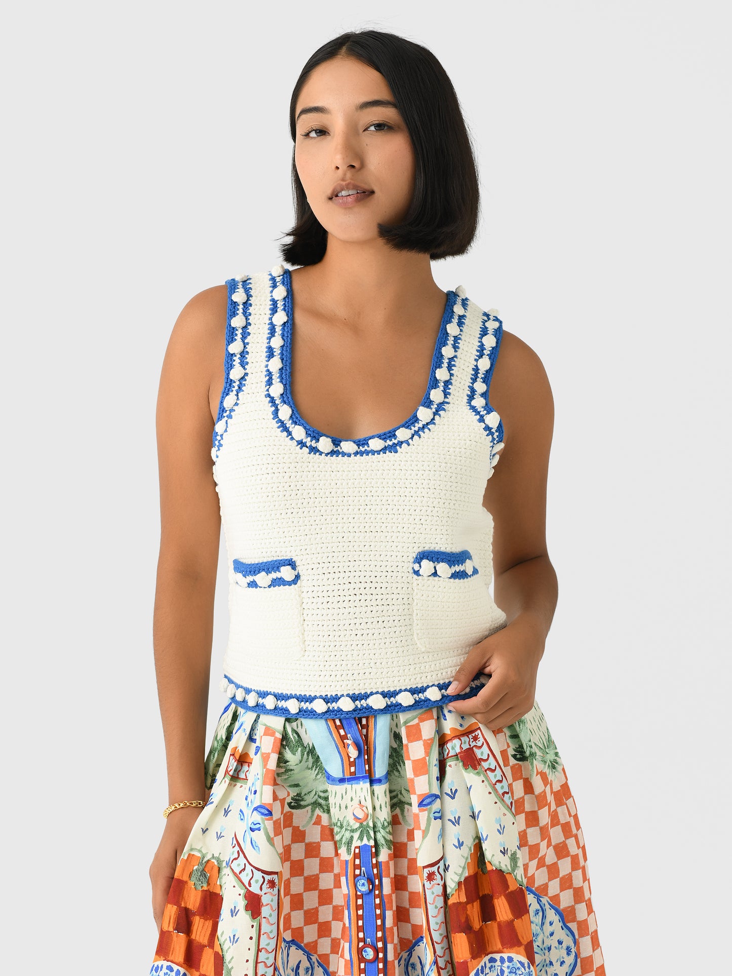 Hunter Bell Women's Clover Sweater Tank - Saint Bernard