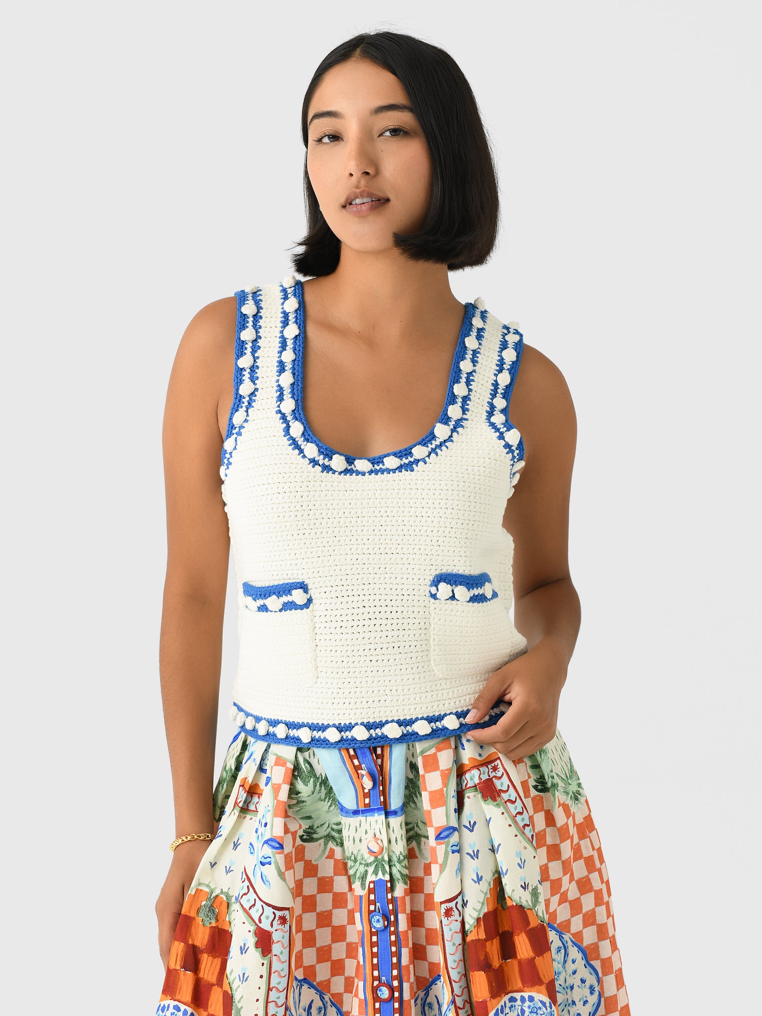 Hunter Bell Women's Clover Sweater Tank - Saint Bernard